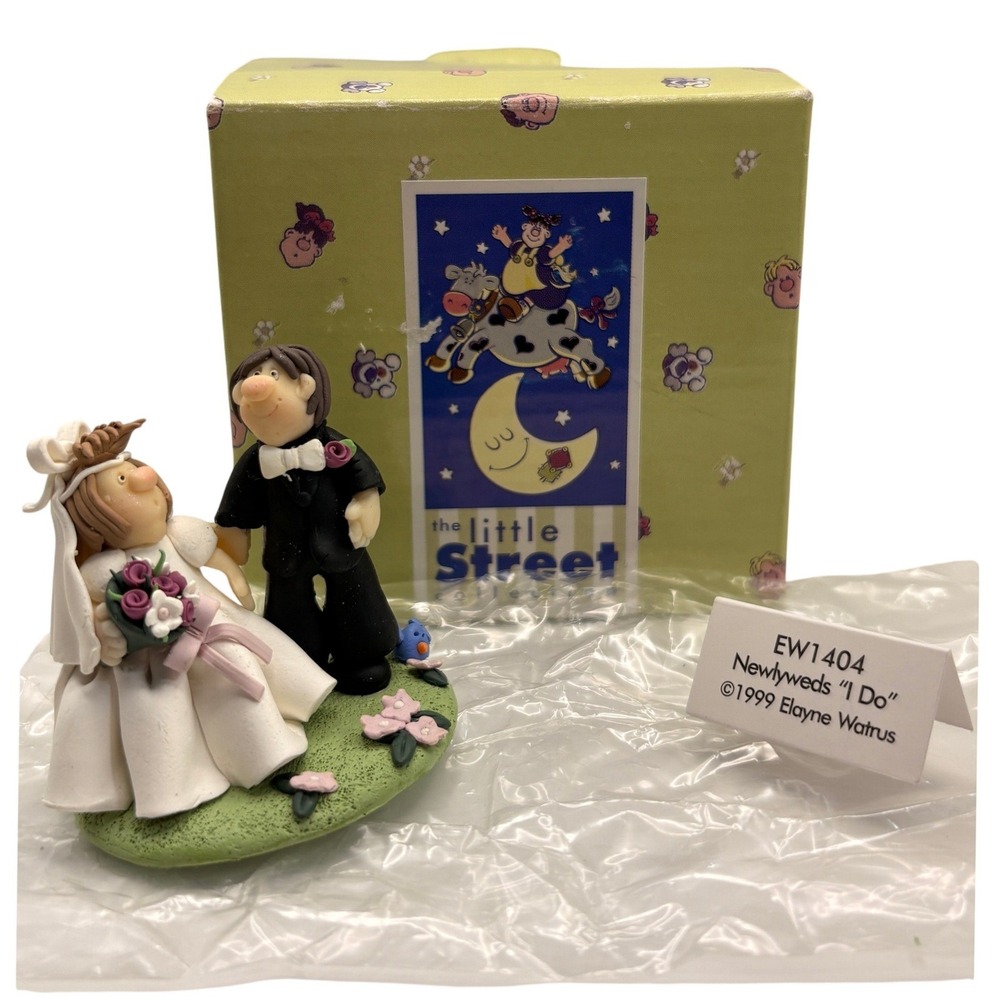 Coyne's‎ & Company The Little Street Newlyweds I Do 2" CIB 1999 Figurine